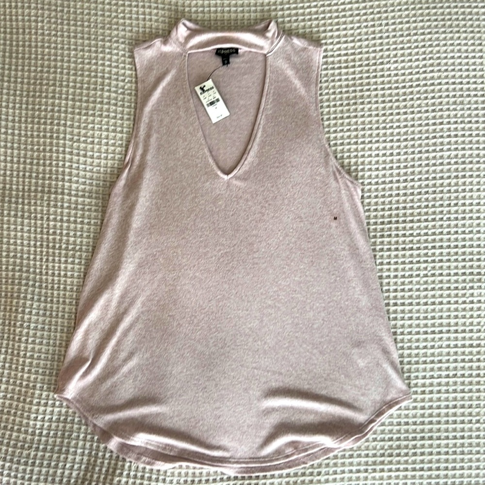 Express Pink Sleeveless key hold top